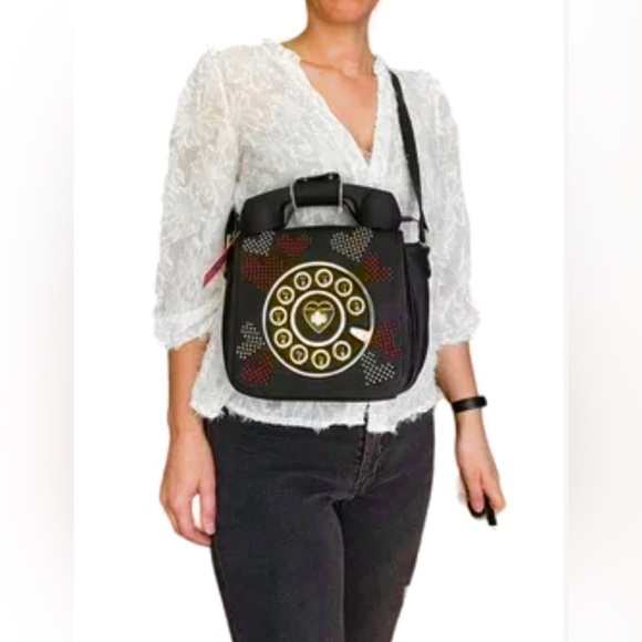 Betsey Johnson Handbags - NWT RARE Limited Edition Betsey Johnson Call Me Baby Valentine Heart Telephone